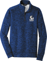 Berdnikov Bears PosiCharge Electric Heather Fleece 1/4-Zip Pullover
